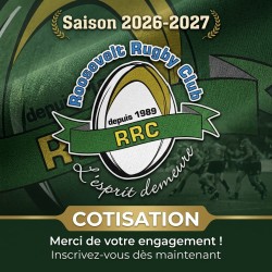 Cotisation "Saison 2026-2027" avec licence joueur, joueuse