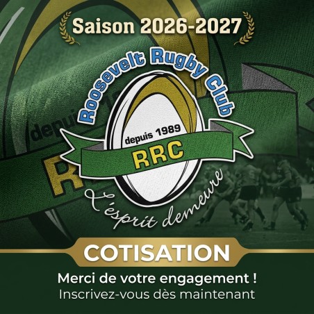Cotisation "Saison 2026-2027" avec licence joueur, joueuse - Tarif réduit