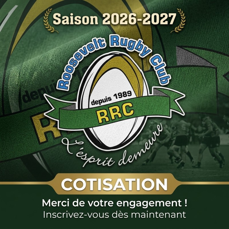 Cotisation "Saison 2026-2027" sans licence joueur, joueuse